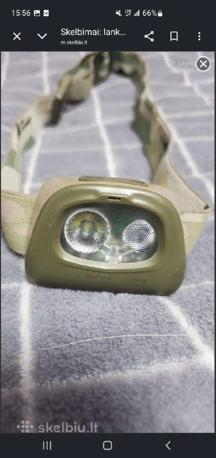 Petzl zibintuvelis naudotas - nuotraukos Nr. 4