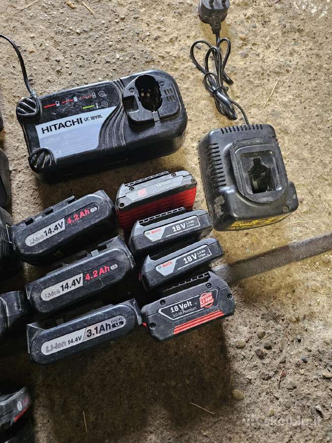 Bosch-panasonic-hitachi baterijos pakrovejai. - nuotraukos Nr. 7