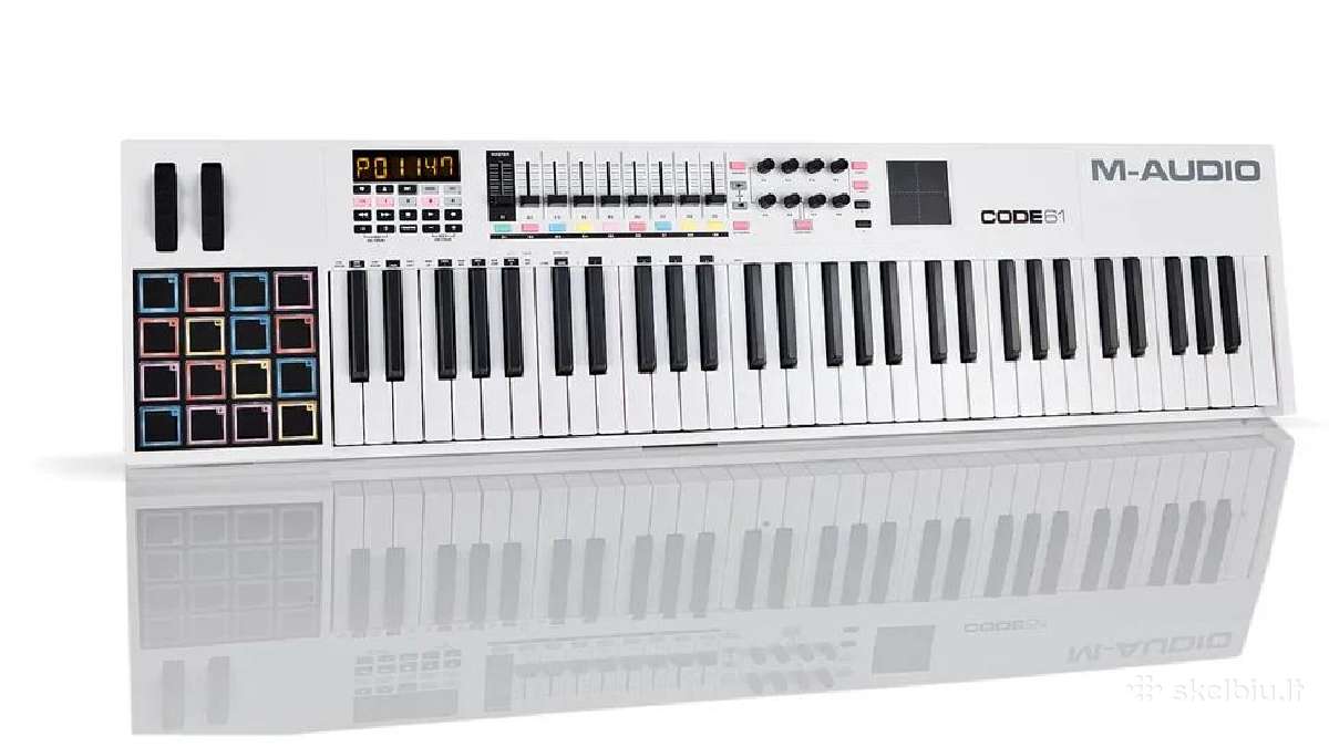 Midi klaviatūra M-audio Code 61