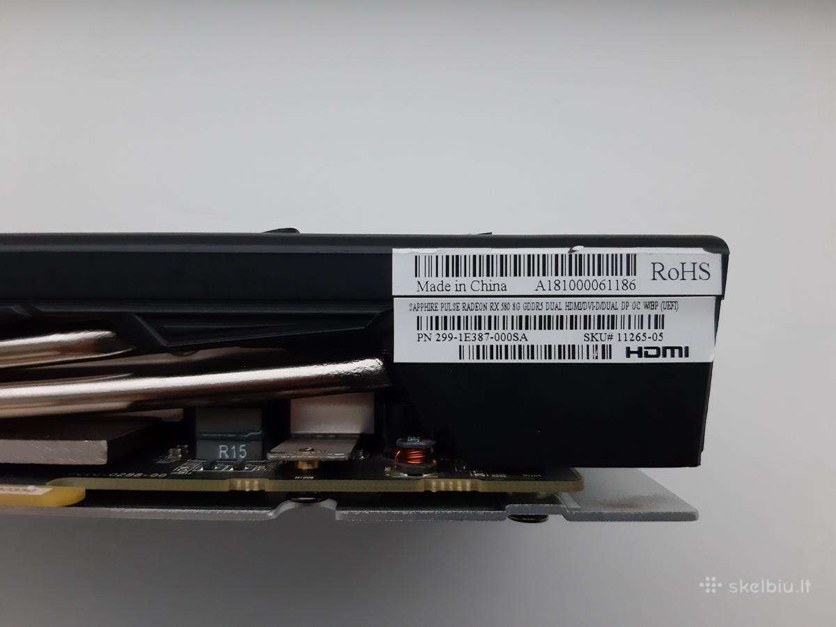 Sapphire Pulse Radeon Rx 580 - nuotraukos Nr. 3