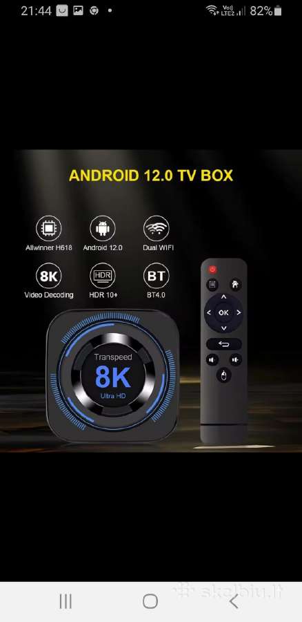 Android TV priedėlis,4gb/32gb