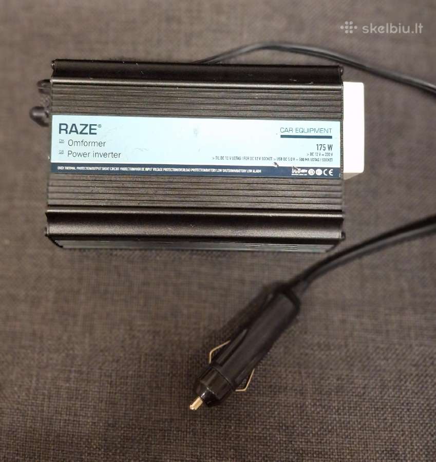 Mašininis inverteris 175w