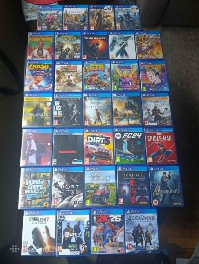 Nauji, naudoti Ps4 žaidimai