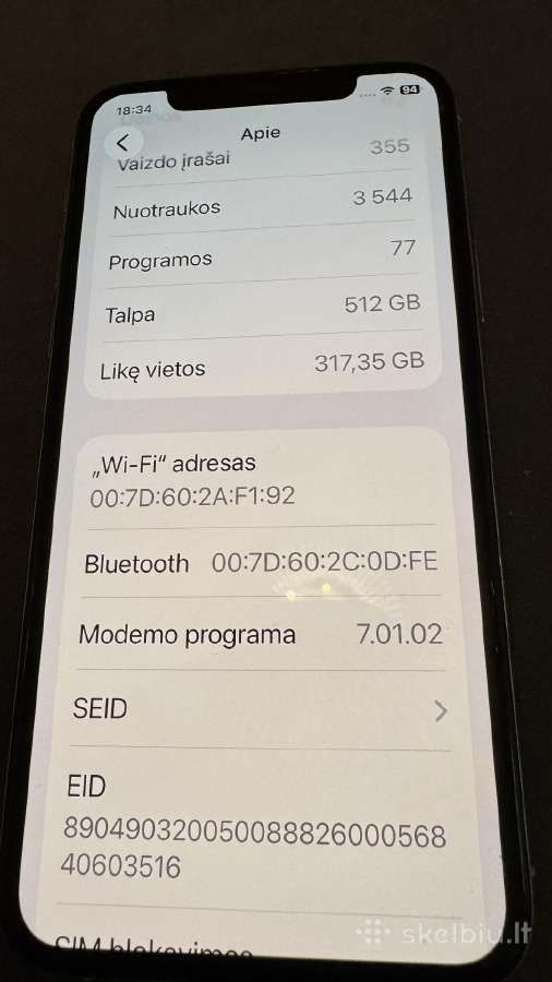 iPhone 11pro 512gb - nuotraukos Nr. 3