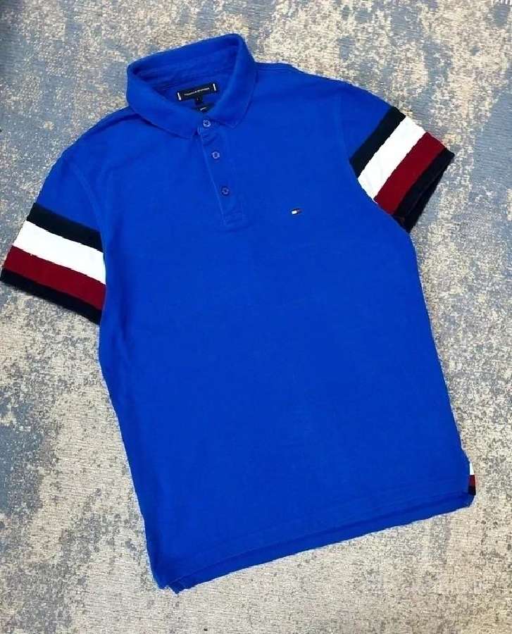 Tommy Hilfiger Colorblock polo marškinėliai, mėlyn
