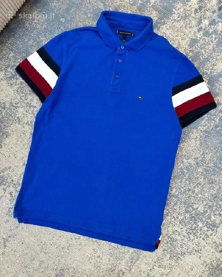 Tommy Hilfiger Colorblock polo marškinėliai, mėlyn - nuotraukos Nr. 2