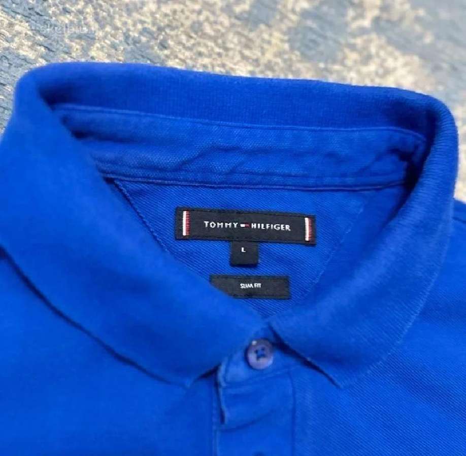 Tommy Hilfiger Colorblock polo marškinėliai, mėlyn - nuotraukos Nr. 3