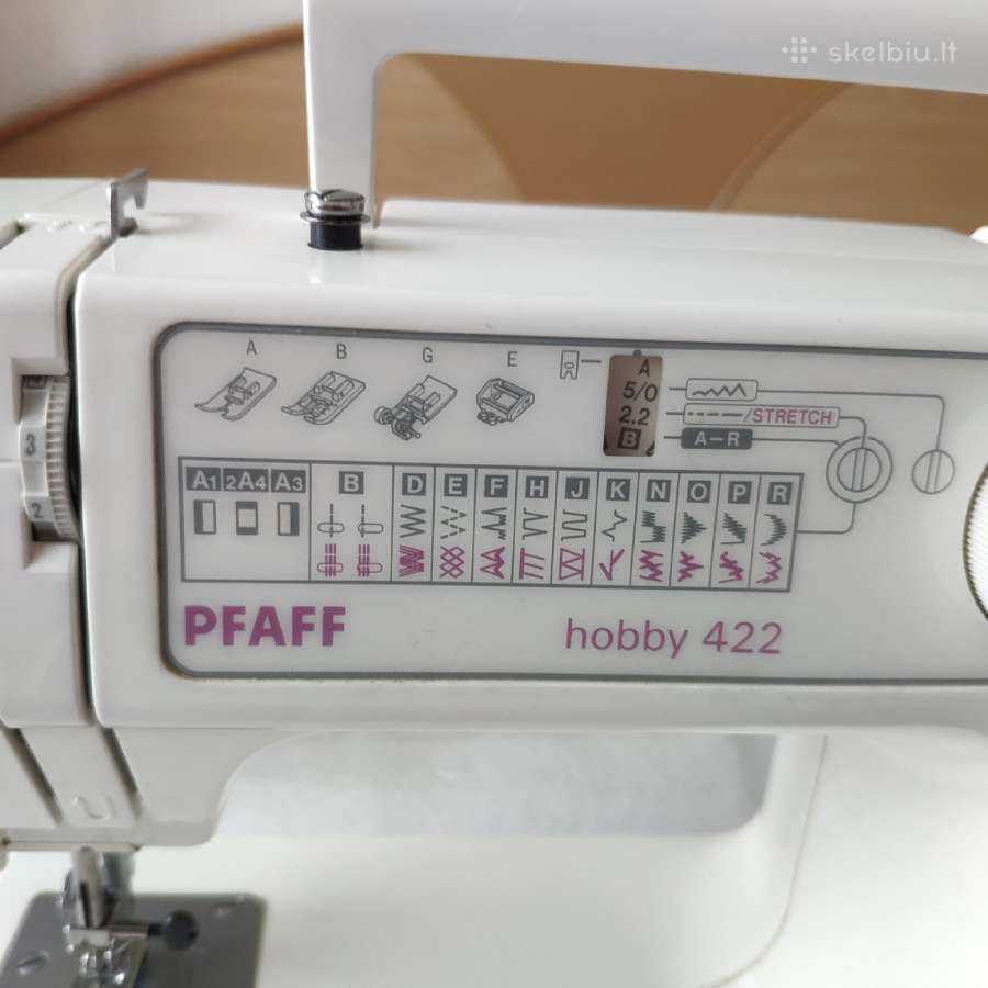 Pfaff hobby 422 siuvimo mašina