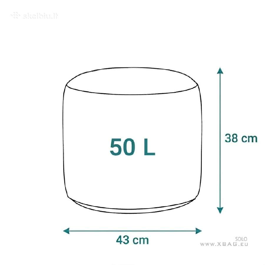 Sėdmaišiai laukui ir namams geriausi modeliai Xbag - nuotraukos Nr. 24