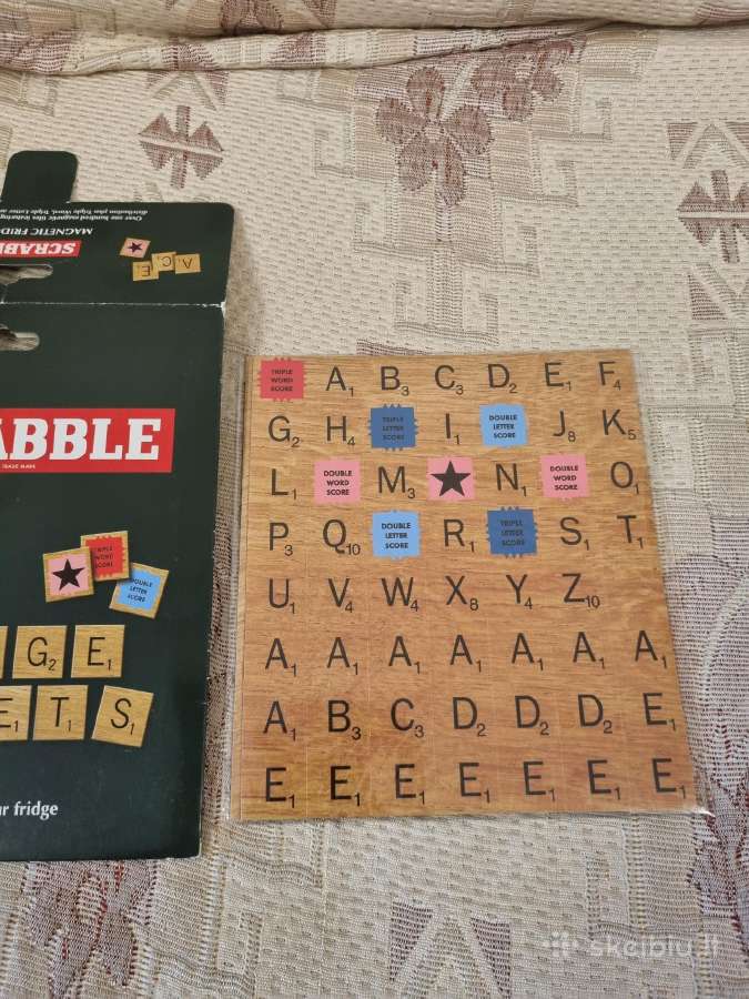 Scrabble magnetukų rinkinys - nuotraukos Nr. 3