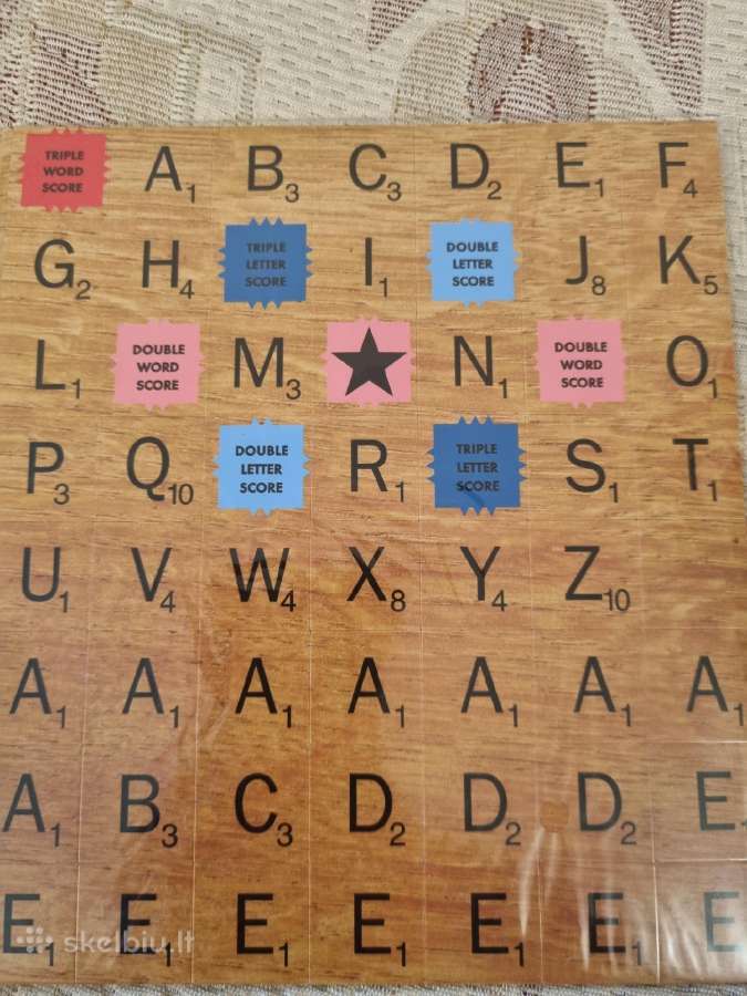 Scrabble magnetukų rinkinys - nuotraukos Nr. 5