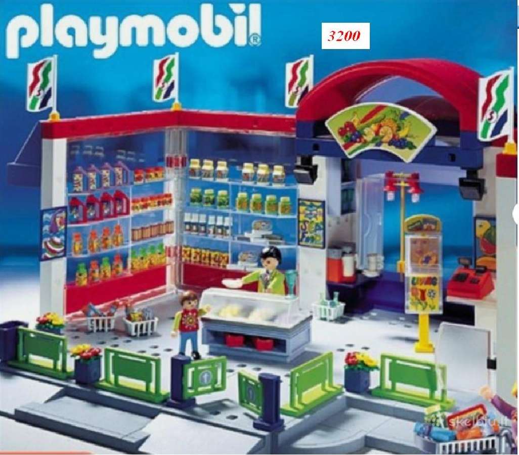 Playmobil 3200 rinkinys Supermarket