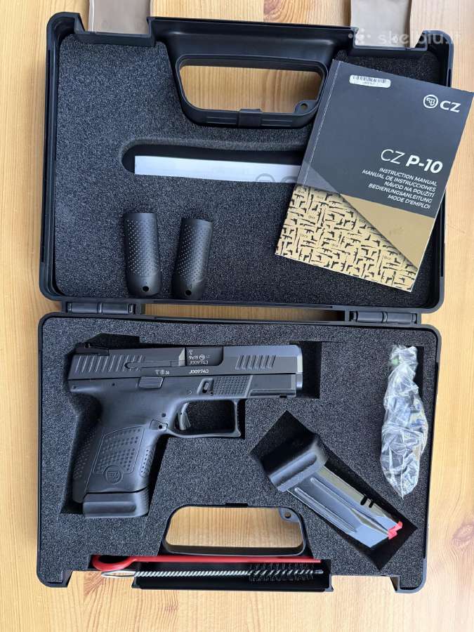 Parduodamas puikaus stovio pistoletas Cz P-10 S