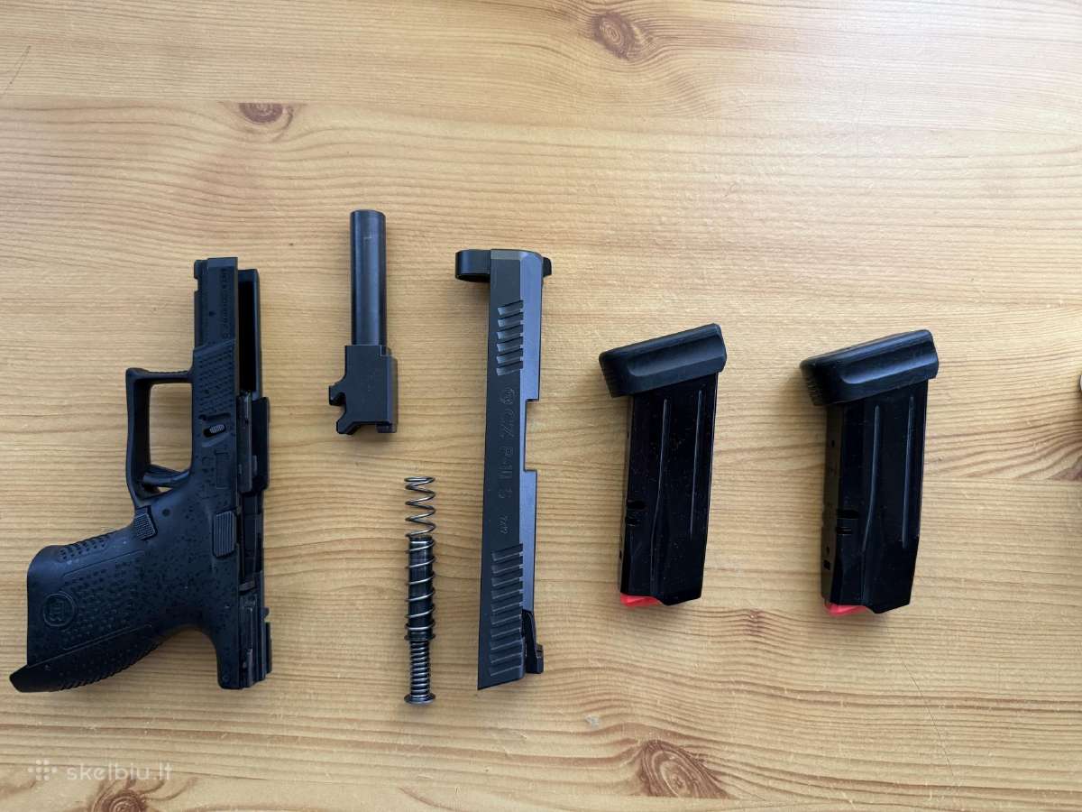 Parduodamas puikaus stovio pistoletas Cz P-10 S - nuotraukos Nr. 3