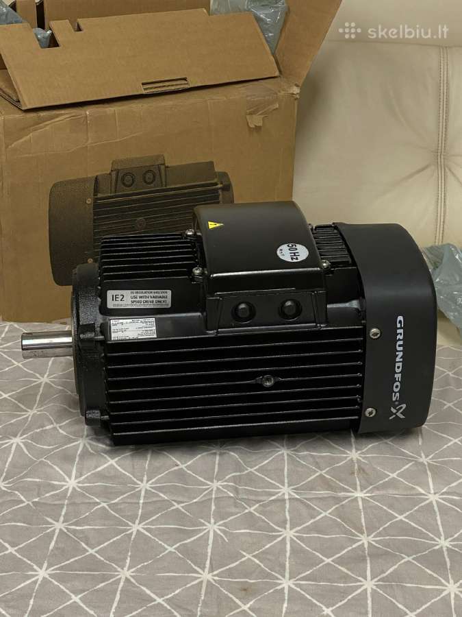 Naujas Grundfos 2.2kw elektros variklis.