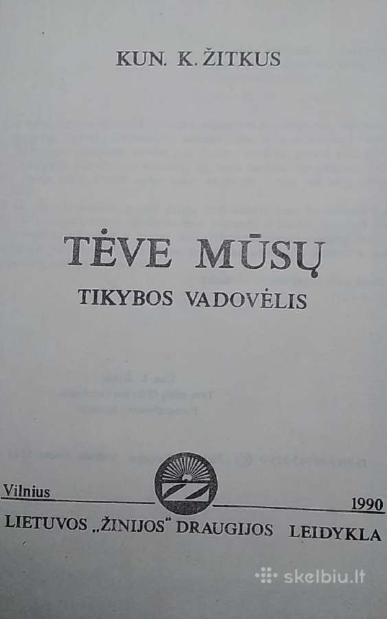 Tėve mūsų. Tikybos vadovėlis - nuotraukos Nr. 2