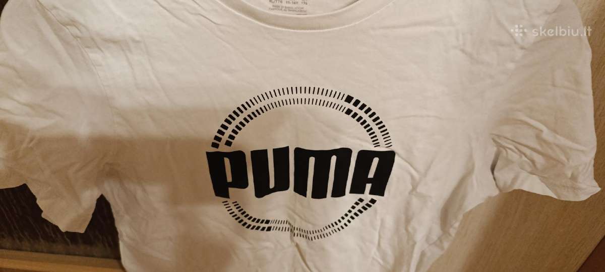 Puma medvilniniai marškinėliai 13-14 metų - nuotraukos Nr. 3