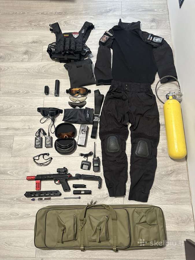 Airsoft Aap-01, Hpa balionas, airsoft akiniai