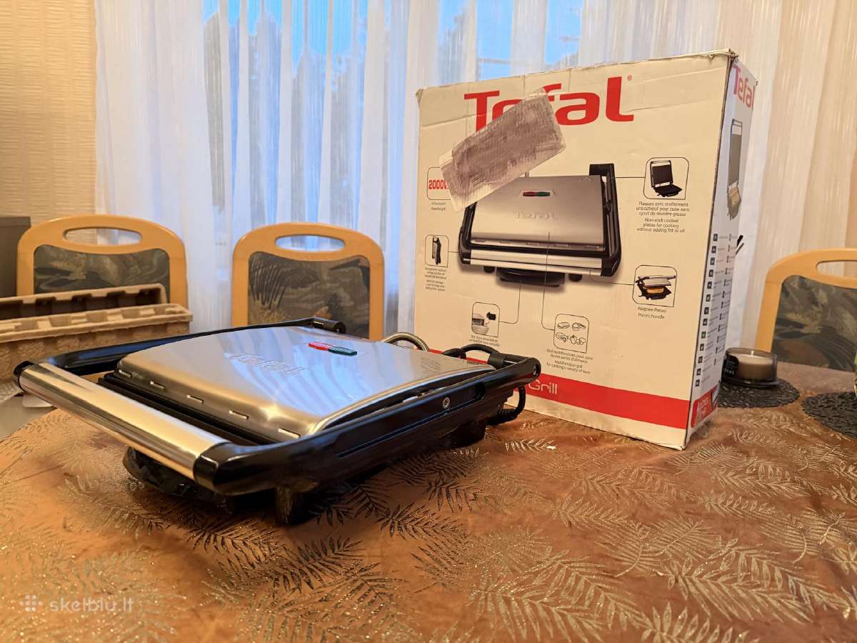 Elektrinis grilius Tefal Gc241d, Pilkos spalvos