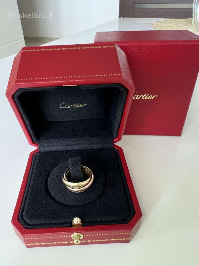 Originalus Cartier Trinity žiedas