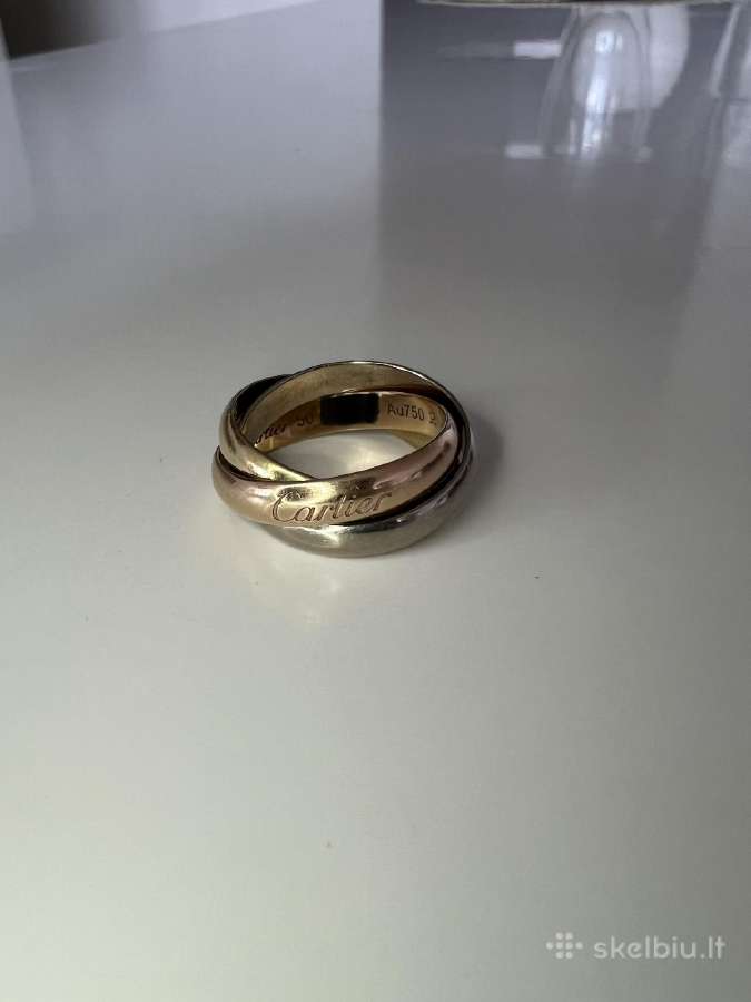 Originalus Cartier Trinity žiedas - nuotraukos Nr. 4