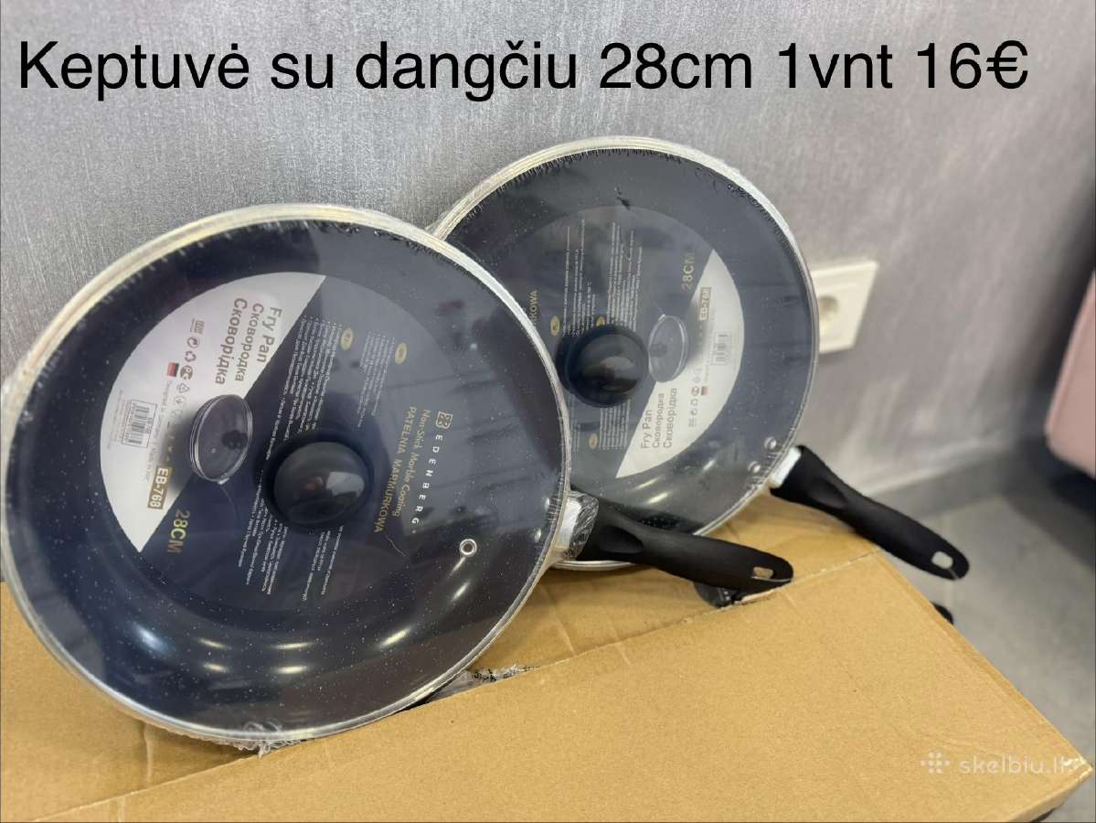 Keptuvė su dangčiu