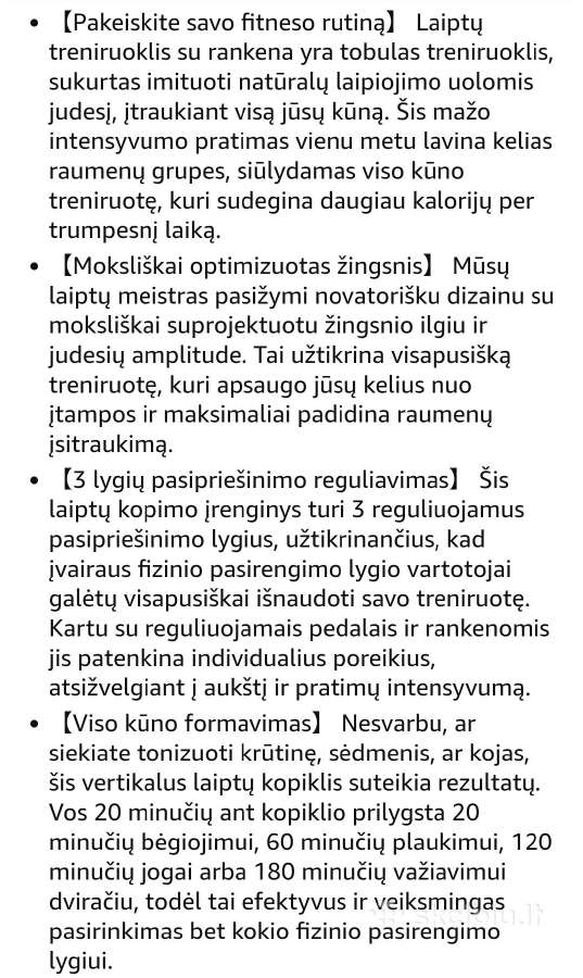 Laiptų treniruoklis Merach - nuotraukos Nr. 4