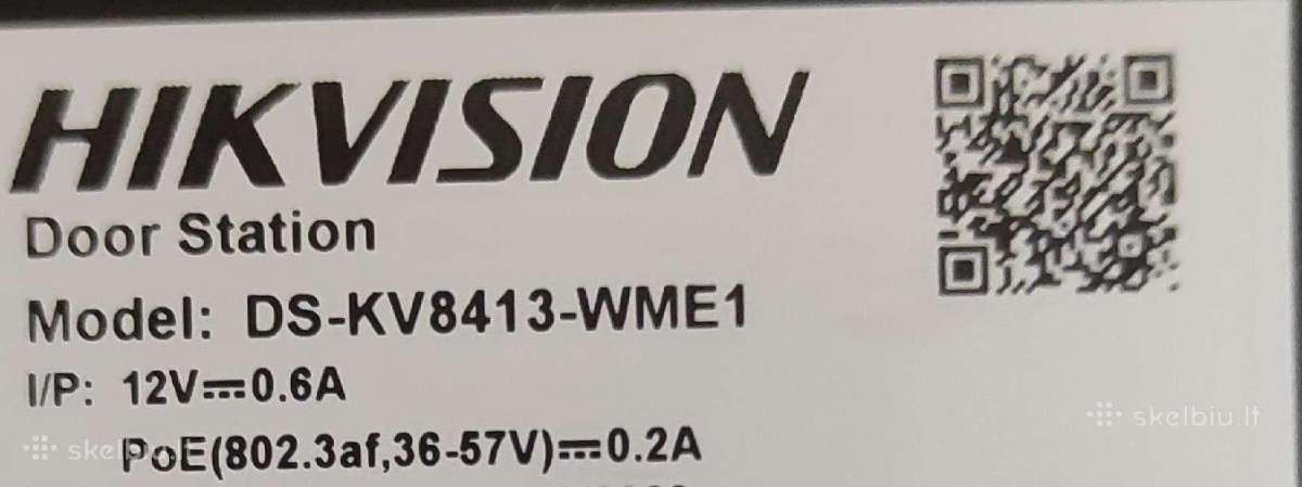 Hikvision DS-kv8413-wme Telefonspyne - nuotraukos Nr. 3