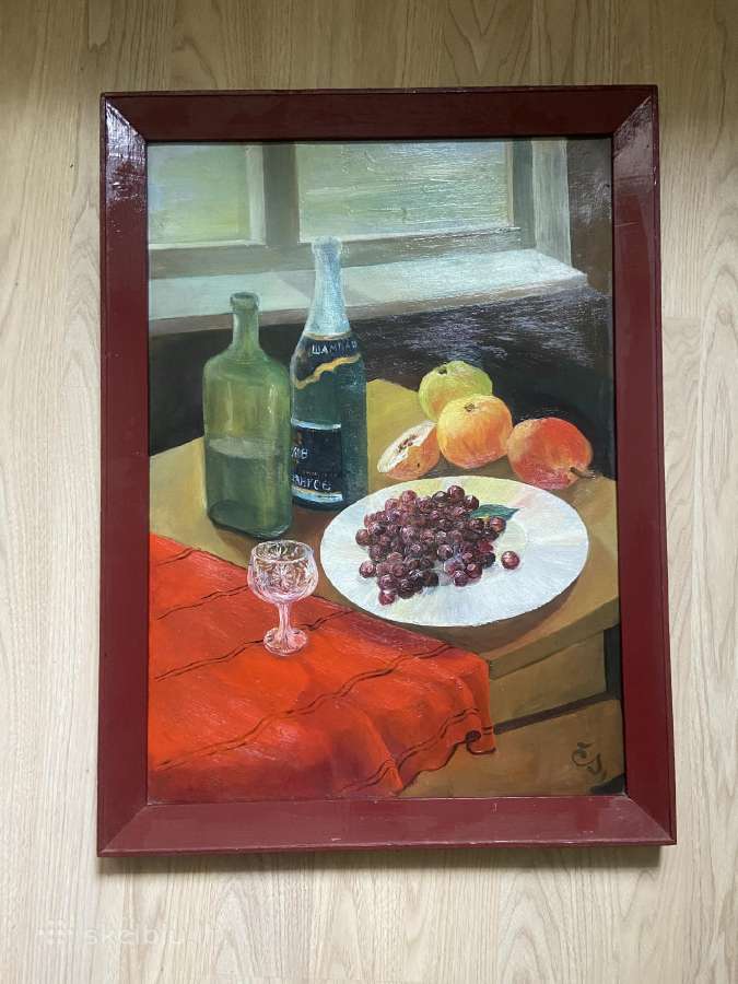 Paveikslas natiurmortas aliejinė tapyba 70x50cm