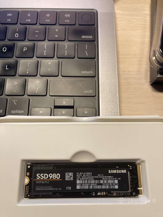 Samsung SSD 980 1tb Nvme M.2 - nuotraukos Nr. 3