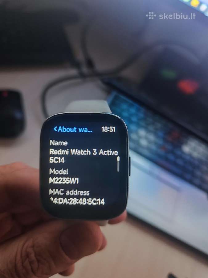 Xiaomi Redmi Watch 3 Active laikrodis