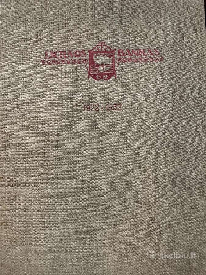 Lietuvos bankas albumas 1932 m.