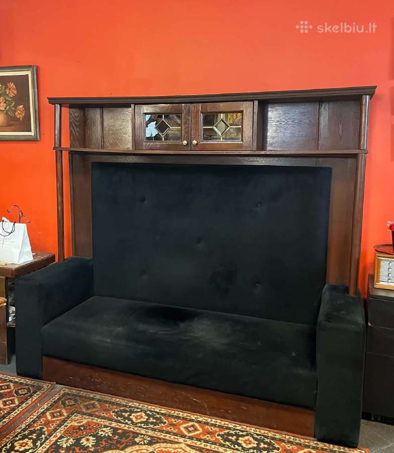 Unikalus senovinis baldas, indauja ir sofa viename
