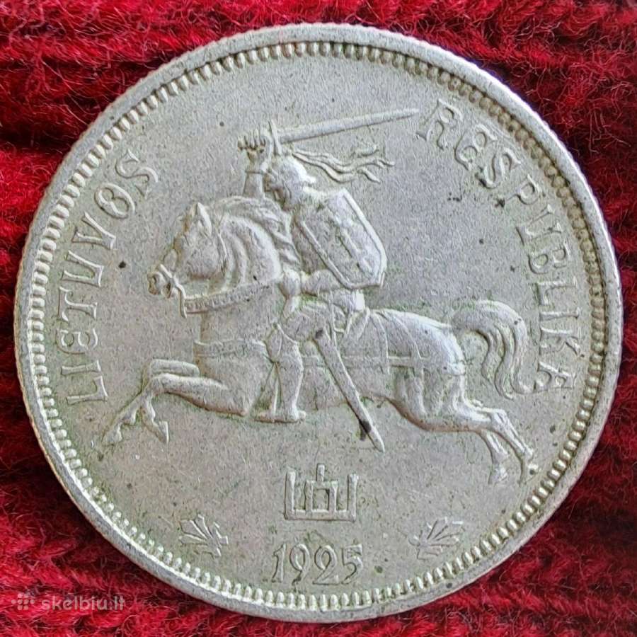 1925 linai 5 litai - nuotraukos Nr. 2