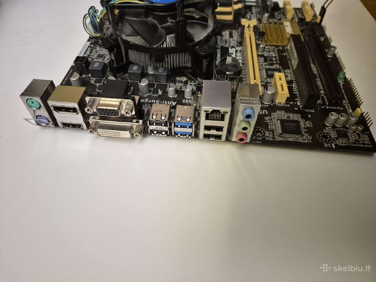 Asus B85m-e motininė ir procesorius - nuotraukos Nr. 2