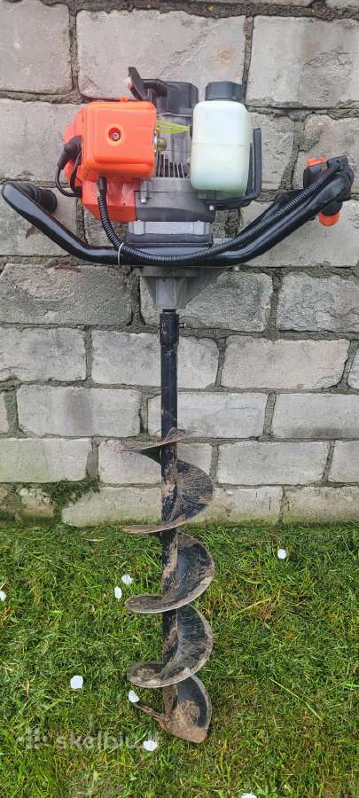 Parduodu benzininį greštą žemės grežimui - nuotraukos Nr. 2
