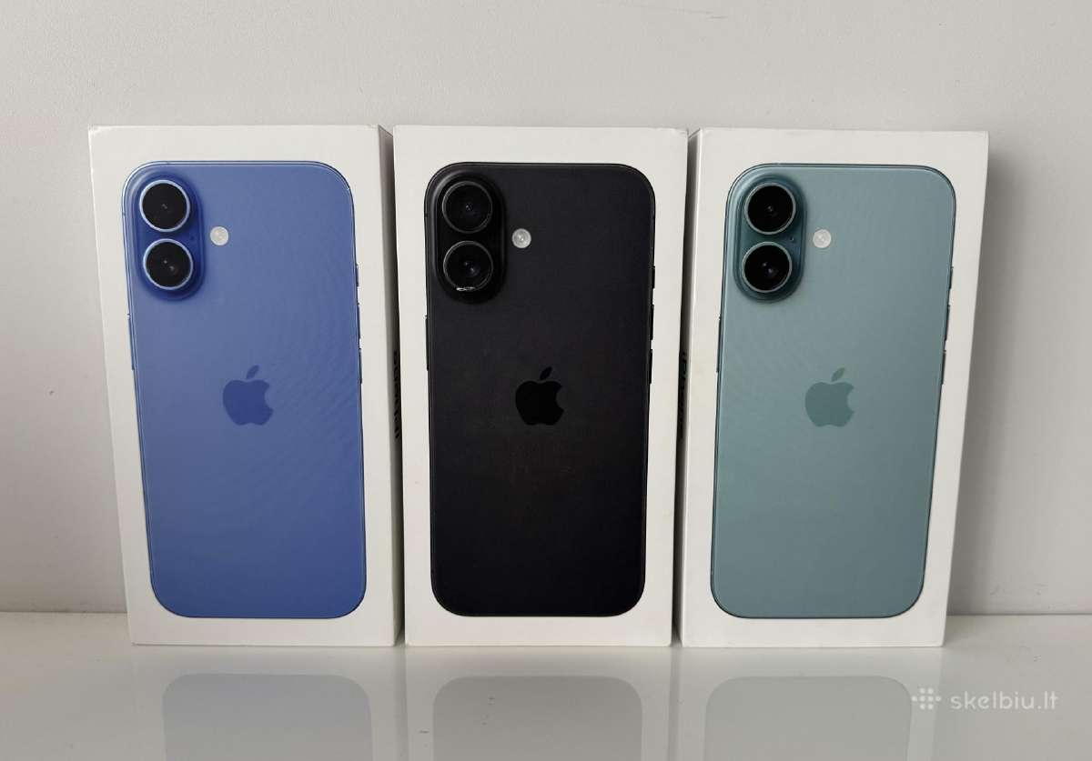 Nauji Apple iPhone 16 128gb