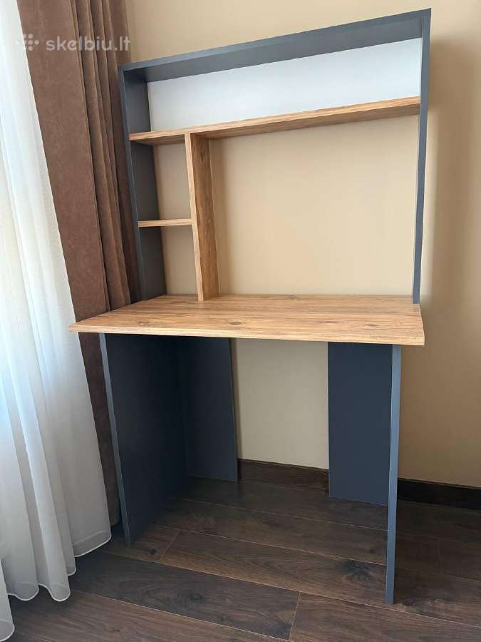 Rašomasis stalas su lentyna Kalune Design Br2 Aa