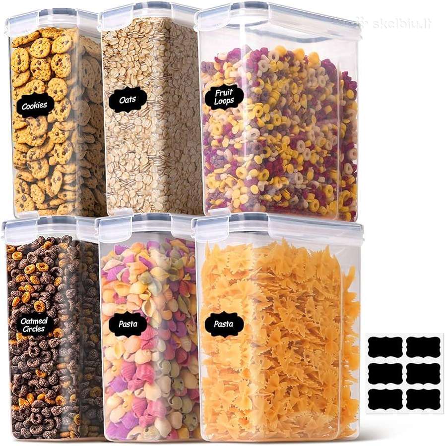 Birių produktų indai 6vnt