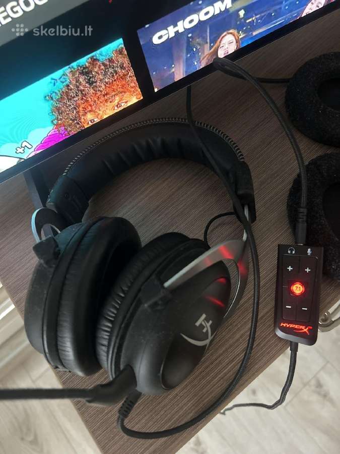 Kingston Hyperx Cloud II (laidinės, su 7.1)