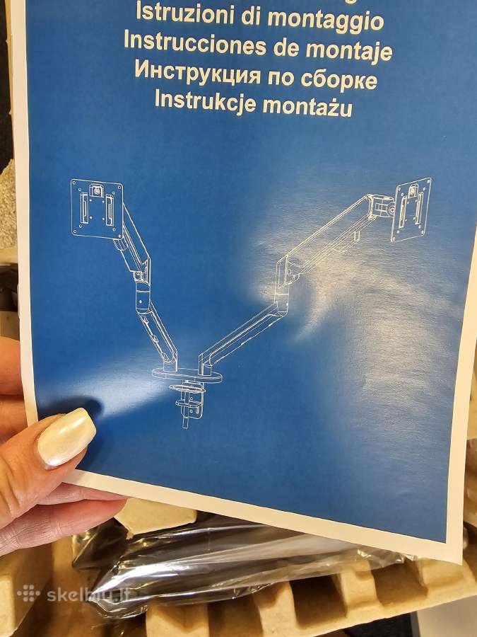 Dviejų monitorių laikiklis - nuotraukos Nr. 6