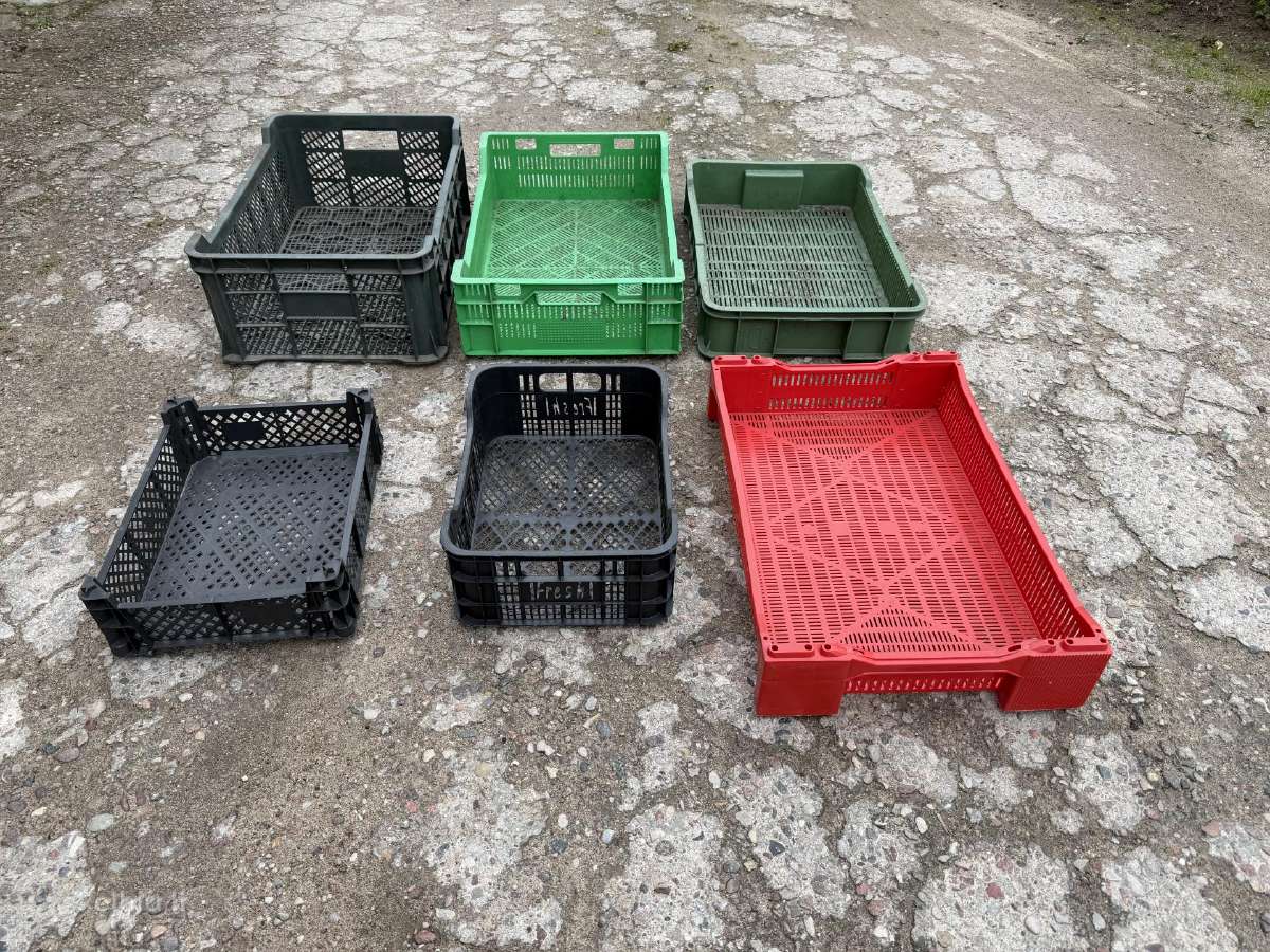 Vaisių daržovių uogų plastikinės dėžės