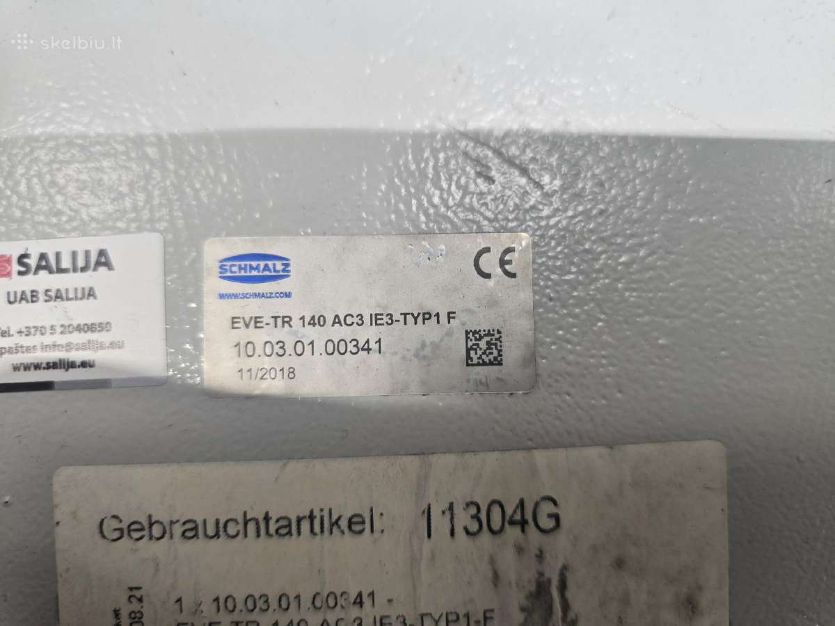 Schmalz Eve140 demo siurblys nuoma/pardavimas - nuotraukos Nr. 3