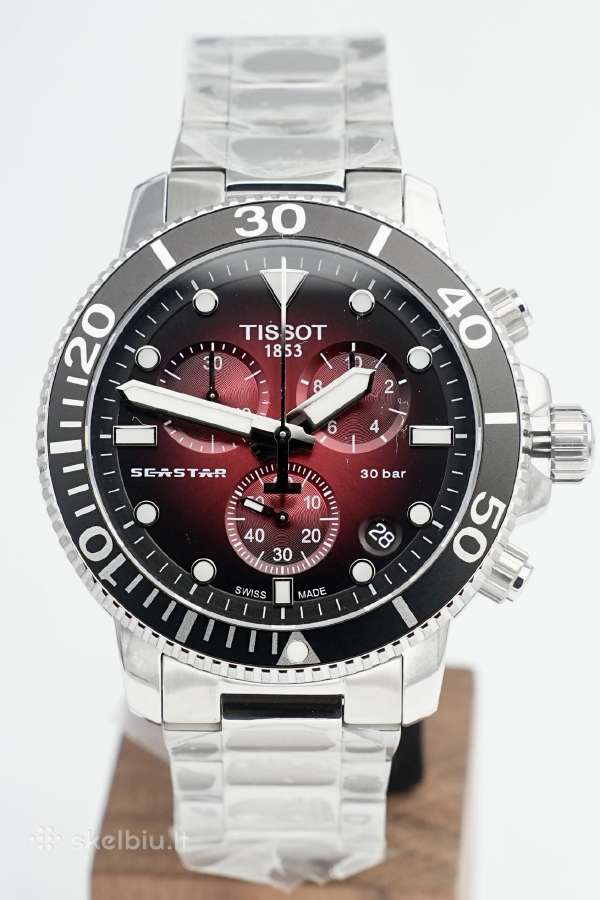Naujas Tissot Seastar Chronografas 30 Atm
