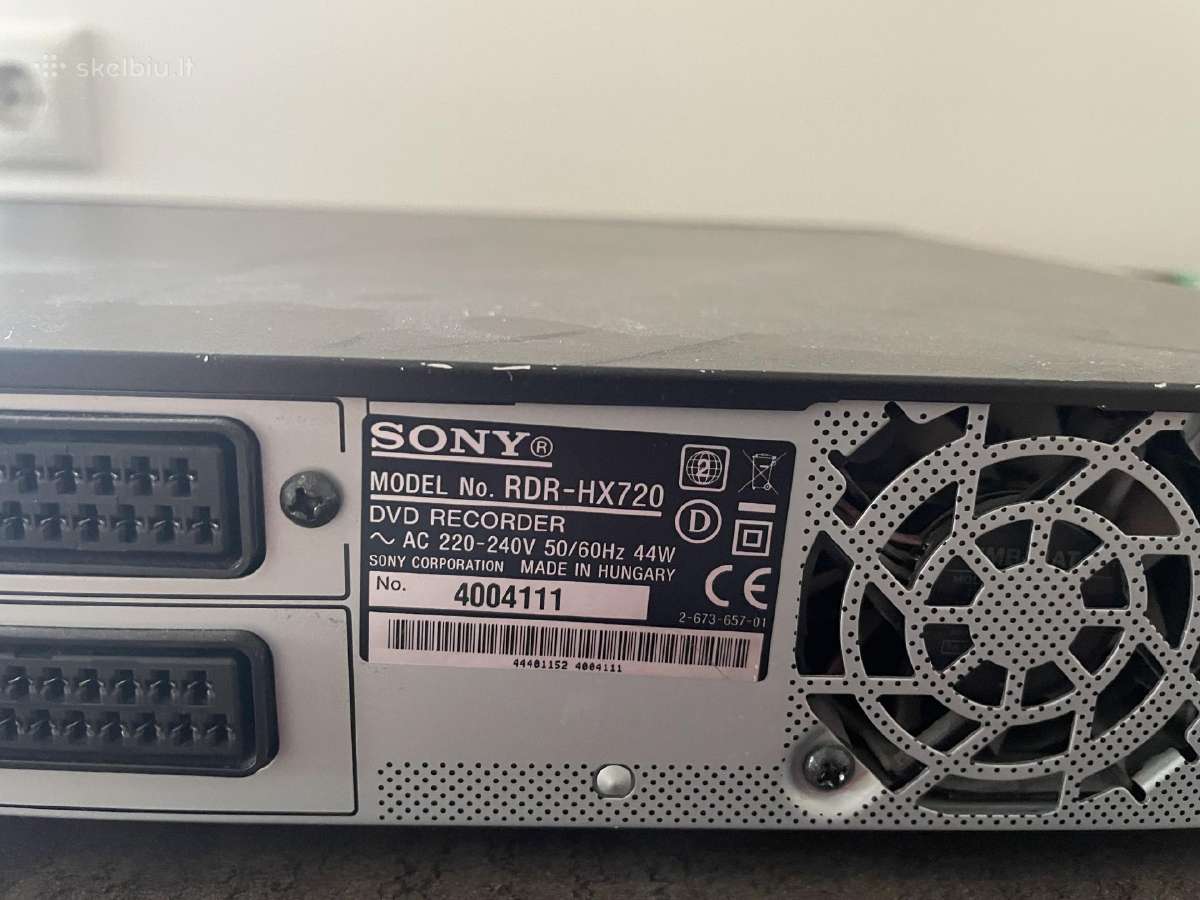 Sony Dvd grotuvas su defektu - nuotraukos Nr. 4