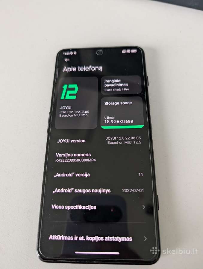 Parduodu Black Shark 4 pro