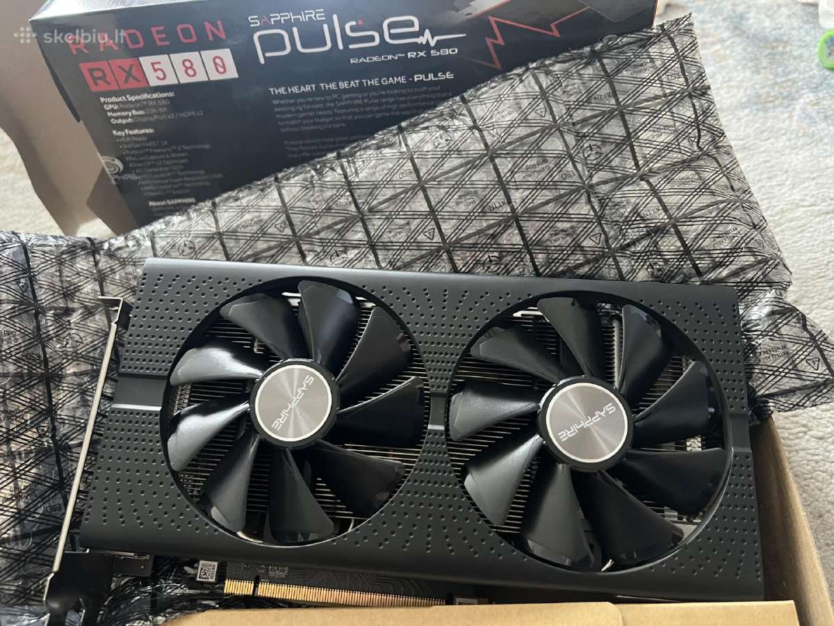 Sapphire Pulse Radeon Rx 580 8gb Gddr5 - nuotraukos Nr. 2