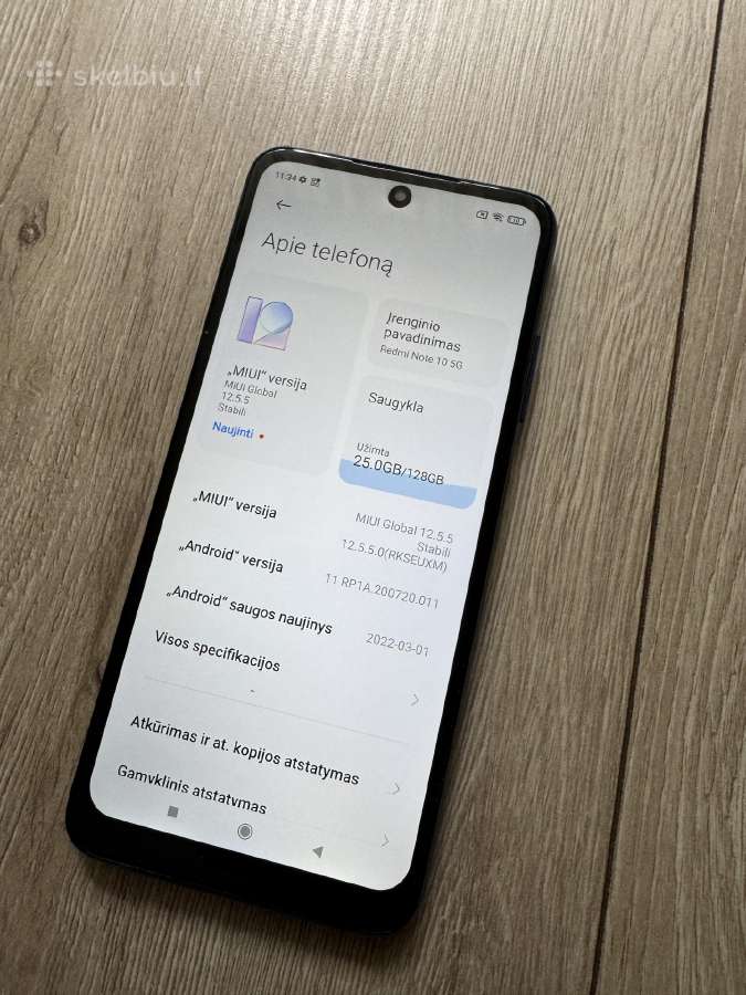 Xiaomi Redmi Note 10 5G - nuotraukos Nr. 3