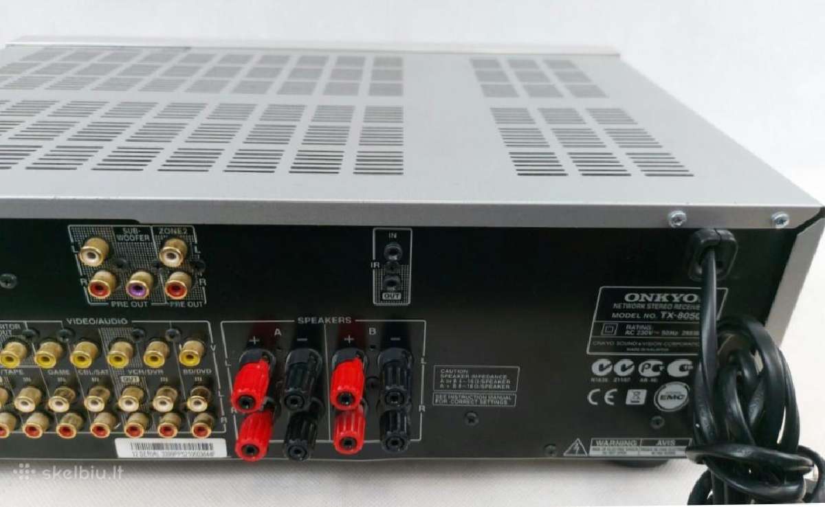 Onkyo Tx-8050 - nuotraukos Nr. 7