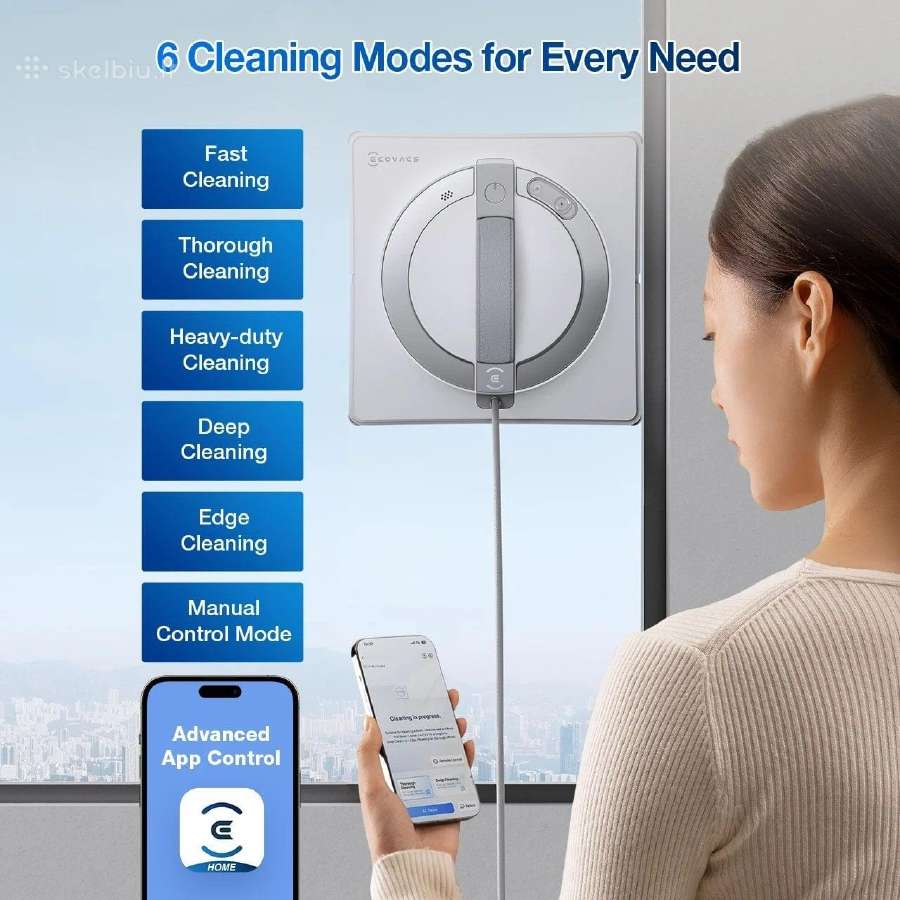 Langų valymo roboto Ecovacs Winbot W2 Pro nuoma - nuotraukos Nr. 6